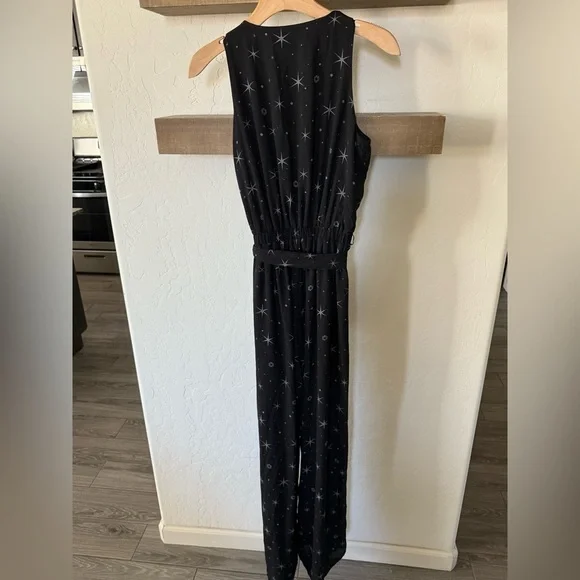 Star Wars|A Rogue One Black Star printed jumpsuit,wide leg & sleeveless•••Boho - Picture 7 of 11